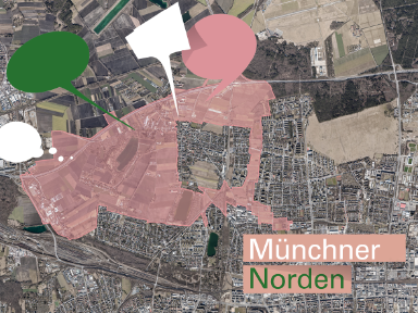 Münchner Norden - Grafik zum Umgriff 