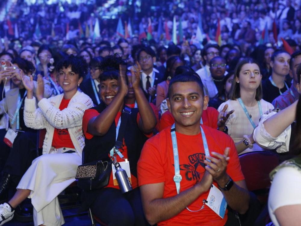 Publikum beim One Young World Summit