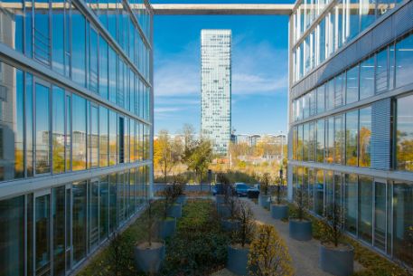 Neue Bürogebäude im Norden von München
