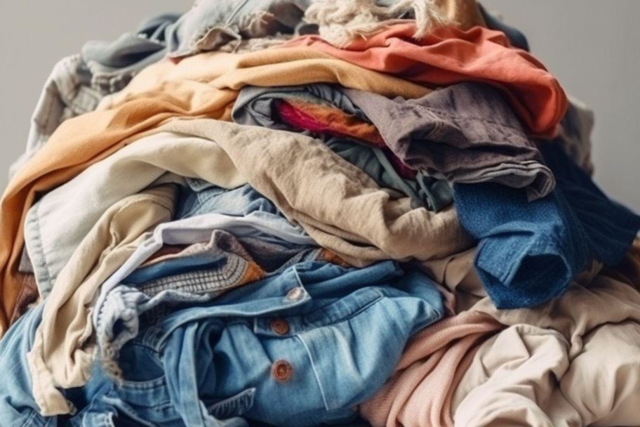 Textil Haufen
