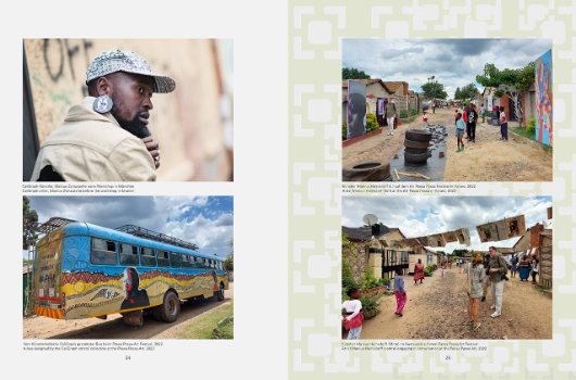 Sistercities, Beispielseite mit Fotos