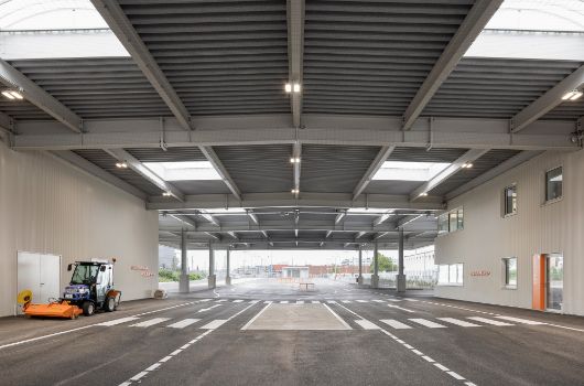 Neubau Wertstoffhof plus in der Truderinger Straße