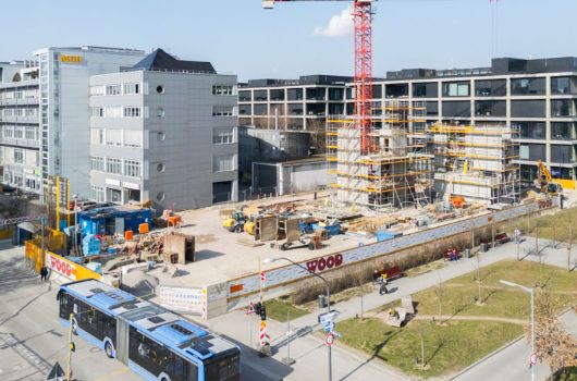 Baufeld Haager Strasse und August-Everding-Strasse mit Umgriff im Werksviertel. 