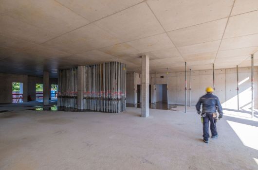 Innenansichten Rohbauarbeiten Realschule 