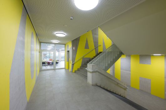 Zentrales Treppenhaus Realschule