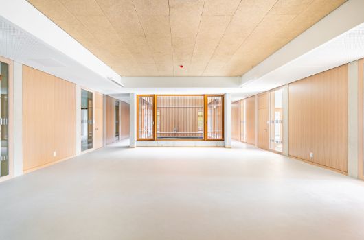 Zentrale Mitte in einem Lernhaus der Mittelschule