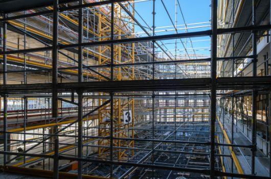 Blick in den südwestlichen Lichthof 