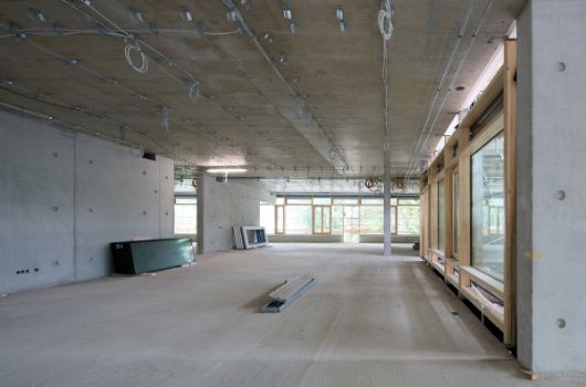 2.Bauabschnitt – Rohbau – Klassenraum-Zentrale Mitte 3.Obergeschoss