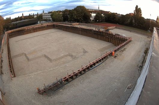Blick auf den 1.Bauabschnitt