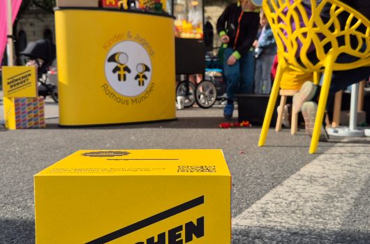 Infostand am 24. Mai 2025 auf dem Zamanand Festival 