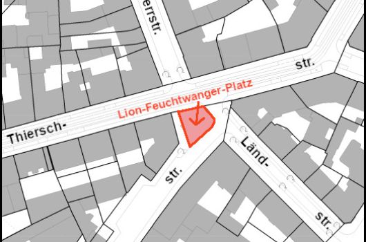 Verlauf Lion-Feuchtwanger-Platz