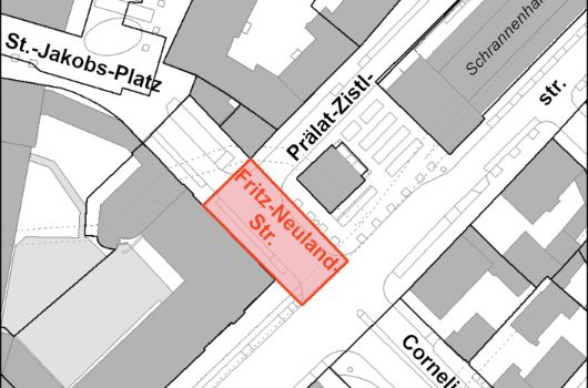 Verlauf Fritz-Neuland-Straße