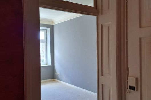 Blick ins bisherige Schlafzimmer 18qm
