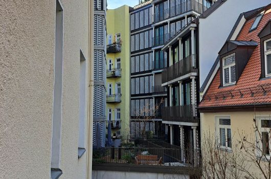 Blick von Balkon nach Westen