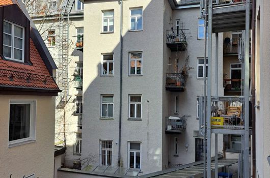 Blick von Balkon nach Osten