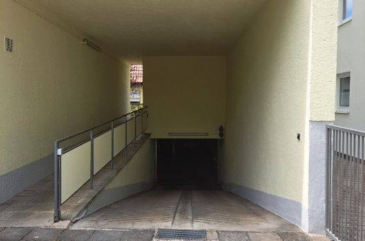 Zufahrt zur Tiefgarage