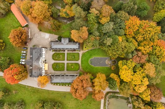 Maxhofen – Luftbild Gesamtanlage, Draufsicht