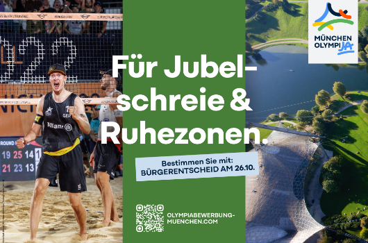 Themenmotiv für Jubelschreie und Ruhezonen.