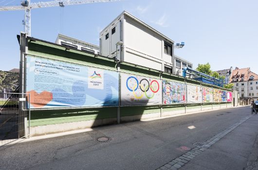 Einweihung der Lärmschutzwände - Lärmschutzwände am Marienhof