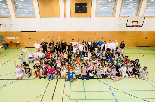 Schulschachtunier der Münchner Schulen - alle beteiligten Schüler*innen