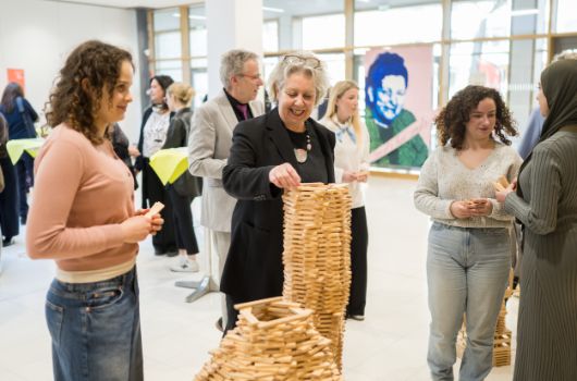 Susanne Selbert auf der Eröffnungsfeier