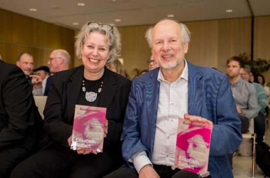 Susanne und Axel Selbert bei der Umbenennungsfeier