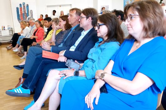 10 Jahre Berufsschule zur Berufsintegration - erste Reihe 