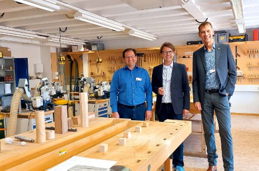10 Jahre Berufsschule zur Berufsintegration - Holzwerkstatt 