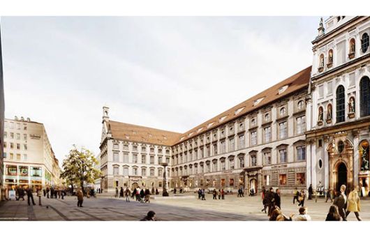 Fußgängerzone nach Westen