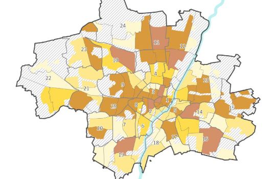 Prognose Zahl der Erwerbstätigen in den Stadtbezirksteilen der LHM 2040