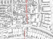 Kartenausschnitt Waldhornstraße