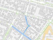 Kartenausschnitt Rupprecht-, Elvira- und Klarastraße