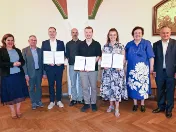 Die Gewinner, Bürgermeisterin Verena Dietl und Referent für Arbeit und Wirtschaft, Dr. Christian Scharpf