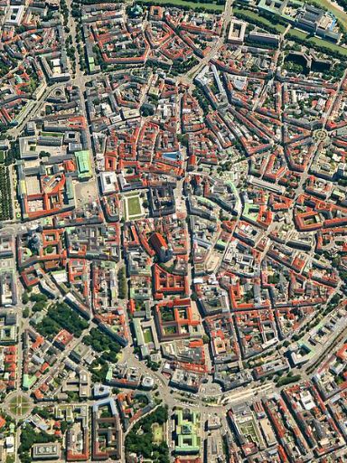 Luftbild von München