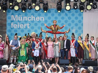 Stadtgruendungsfest 2025, Buehne Marienplatz