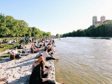 Sommer an der Isar