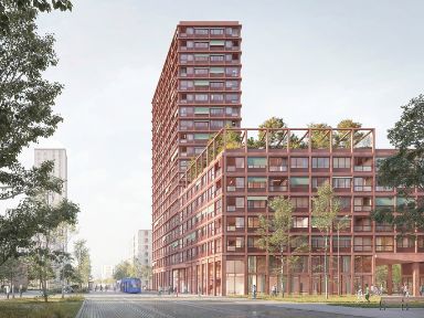 Visualisierung Stadtplatz, 1. Preis Wettbewerb Neufreimann MU 1(7)