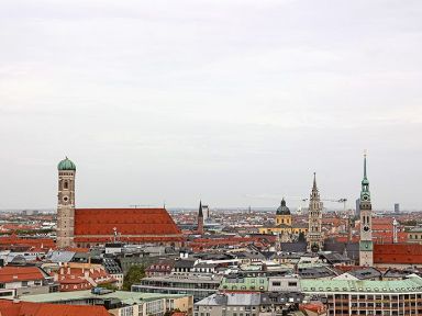 Silhouette der Münchner Altstadt