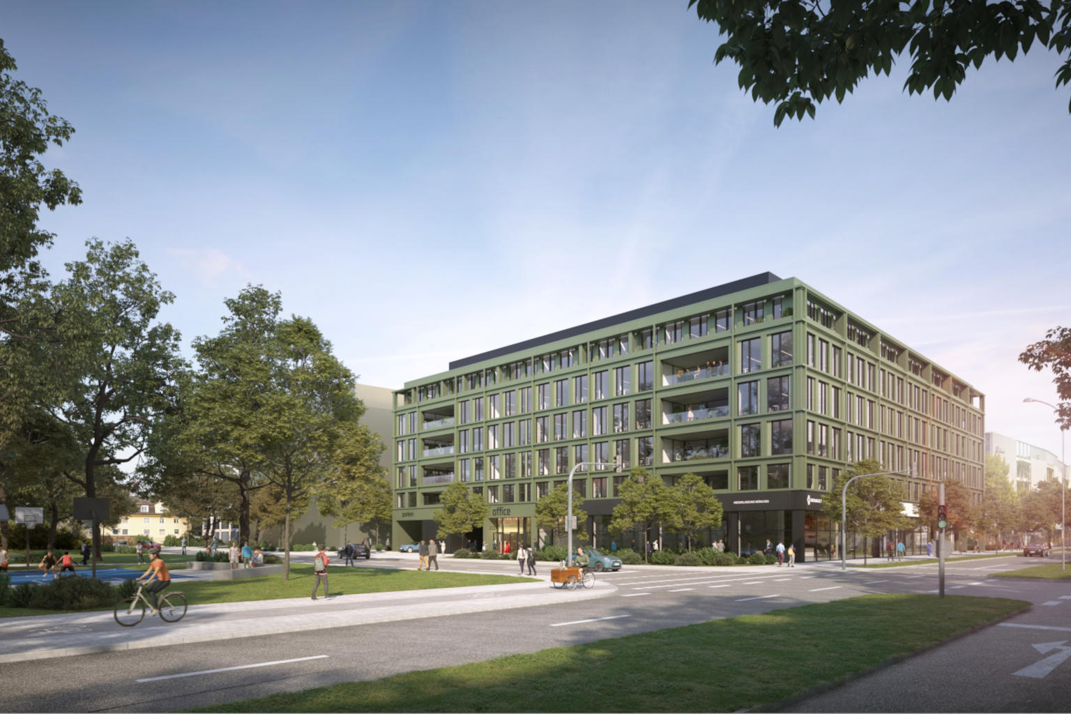 Fassade Bürogebäude Frankfurter Ring 71